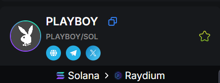 🚀 Good entry point #PLAYBOY - #SOL Gamble 

Capable of reaching millions. Degens, hurry up and buy early to reach x2, x5,....
MC: 694k

📈Chart: mevx.io/solana/3NnEkZU…

☄️BOT BUY (t.me/MevxTradingBot…)🛡

#BONK20 #Solana #Altseason2024 #Bitcoin #Pepe