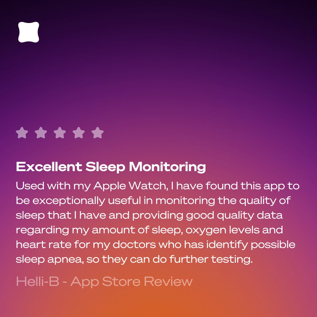 We love hearing that Pillow helps monitor important health data! 💜