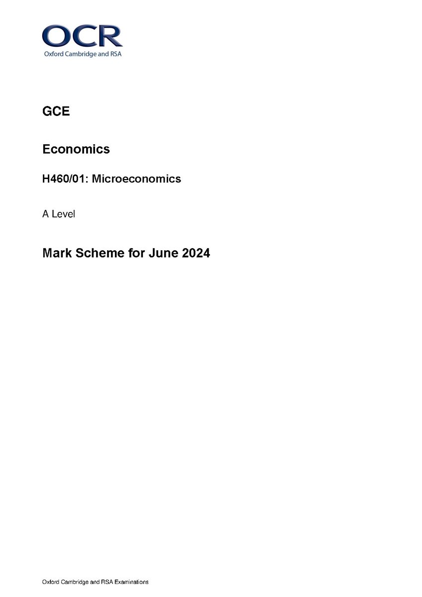 AStephensadriel's tweet image. hackedexams.com/item/30650/ocr…
OCR GCSE Physics A Gateway Paper 4 Mark Scheme 2024 J249 04 Paper 4 Higher Tier
#ocrgcsephysicsapaper4 #physicsapaper4 #physics2024 #J24904 #hackedexams