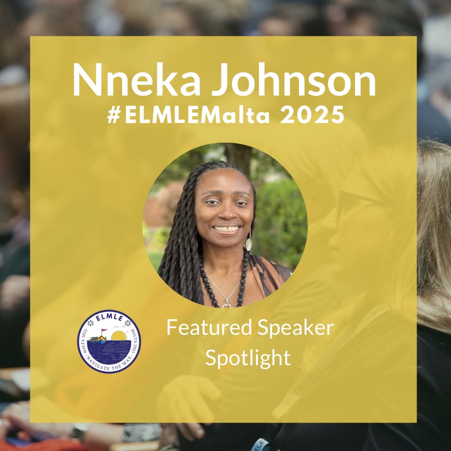 Register for #ELMLEMalta to come and learn from Nneka Johnson @NnekaJ_Edu who will be speaking on: Navigating New Frontiers: Design Thinking and Generative AI for Human Centered innovation. Find out more about our conference on Jan 23-25, 2025 sites.google.com/elmle.org/home…