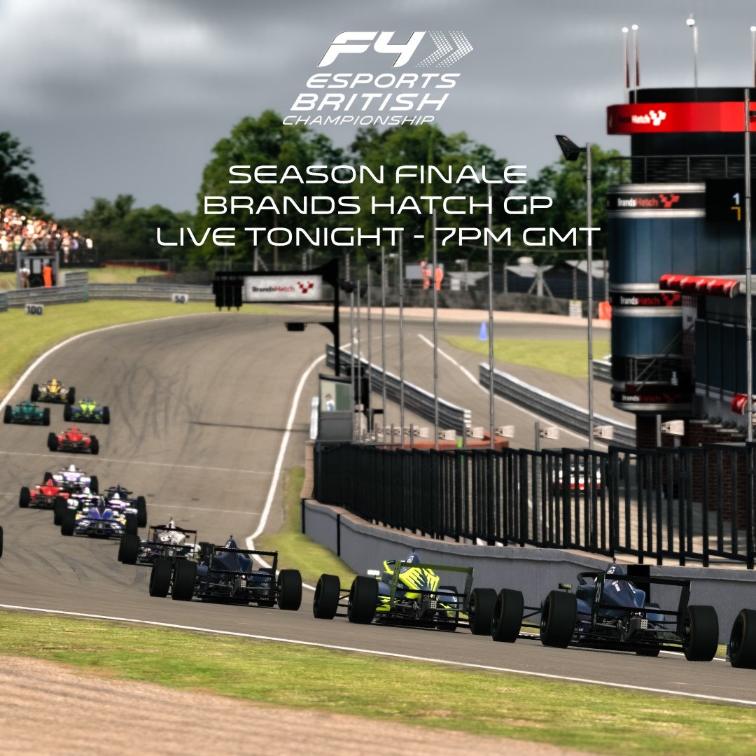 MsptUK_Esports's tweet image. It all comes down to this! 

The 2024 @BritishF4 Esports Championship on @iRacing  heads to the final round at Brands Hatch tonight

Drivers and teams championships are still up for grabs!

Tune in from 7pm GMT - youtube.com/watch?v=CSYt34…

📸 @RCee26