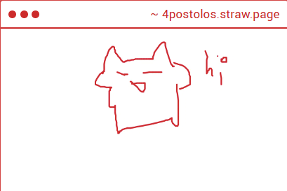 HI !! What a cute cat anon

4postolos.straw.page