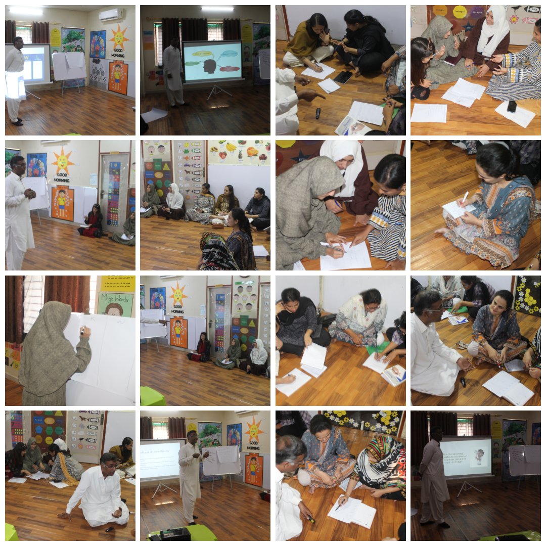 RFInterventions's tweet photo. The Rupani Foundation Karachi organized a 'Lesson Plan Session' as part of the Short Certificate Course at the Al-Azhar ECD Centre, led by Nadir Nasruddin, a professional educator and Cambridge-qualified expert.
#RupaniFoundation #Education #ECD https://t.co/GKGkSt2ScW
