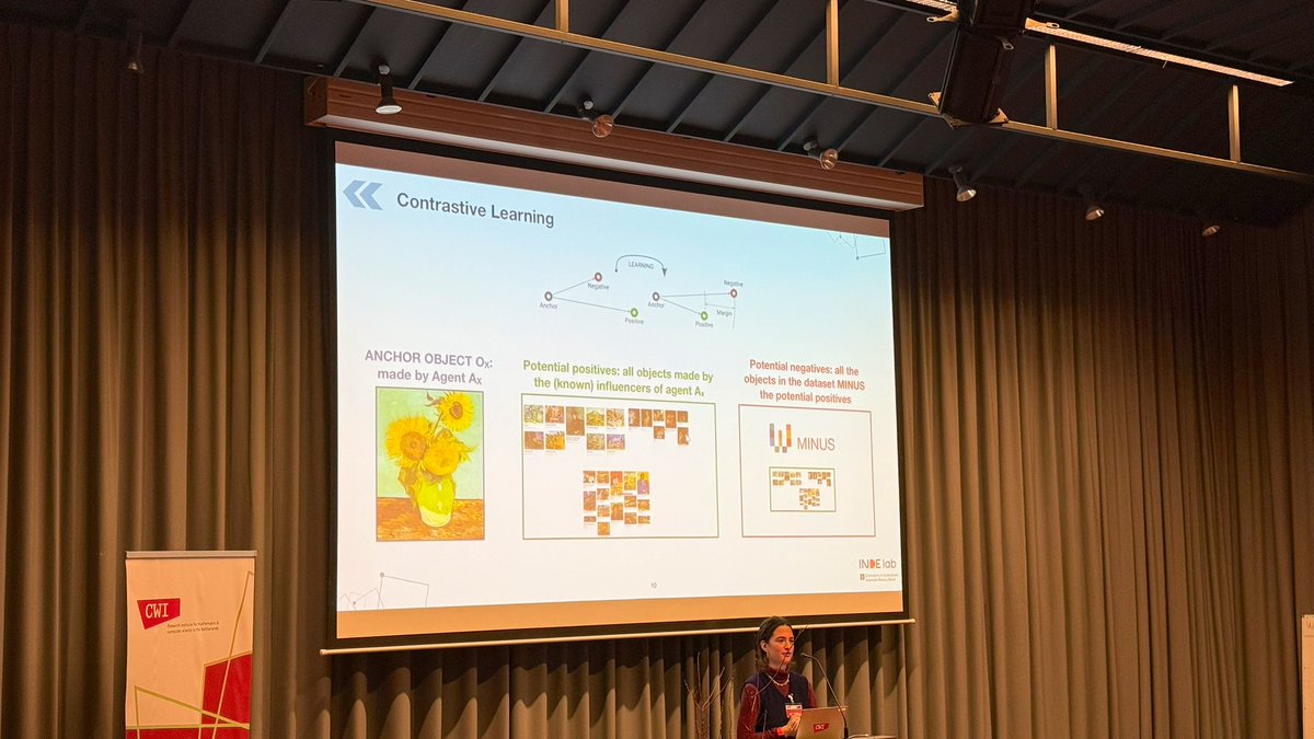 Brilliant and engaging talk by Teresa Liberatore at #EKAW2024: Influence Beyond Similarity—A Contrastive Learning Approach to Object Influence Retrieval. Insightful ideas and impactful research!