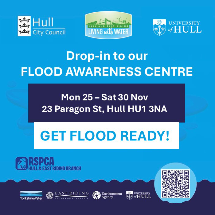 Energy and Environment Institute (@eeiathull) on Twitter photo Come down to the <a href="/LivingWithH2O/">Living with Water</a> Flood Awareness Centre today for advice, workshops, games and friendly chat from our @UniofHull colleagues to help you get 'Flood Ready'! The Centre is open til Sat 30 Nov.
hull.ac.uk/work-with-us/m…' Come down to the <a href="/LivingWithH2O/">Living with Water</a> Flood Awareness Centre today for advice, workshops, games and friendly chat from our @UniofHull colleagues to help you get 'Flood Ready'! The Centre is open til Sat 30 Nov.
hull.ac.uk/work-with-us/m…'