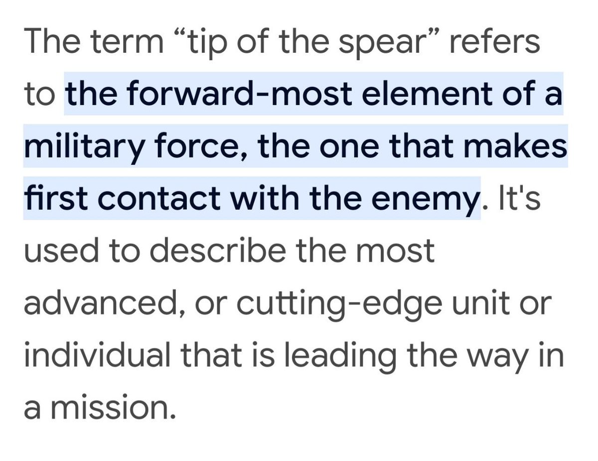Chinoy200096633's tweet image. TIP OF THE SPEAR