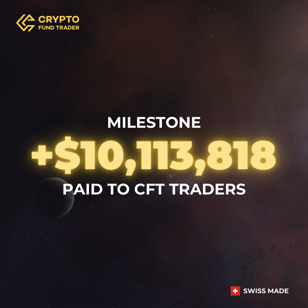 CFTradercom's tweet photo. Over 10 MILLION in Payouts 💛

We continue growing every day and more than 30,000 traders interact with our platforms. Are you one of our traders?

Comment & Repost to join a 3x10k challenge accounts giveaway! 👇