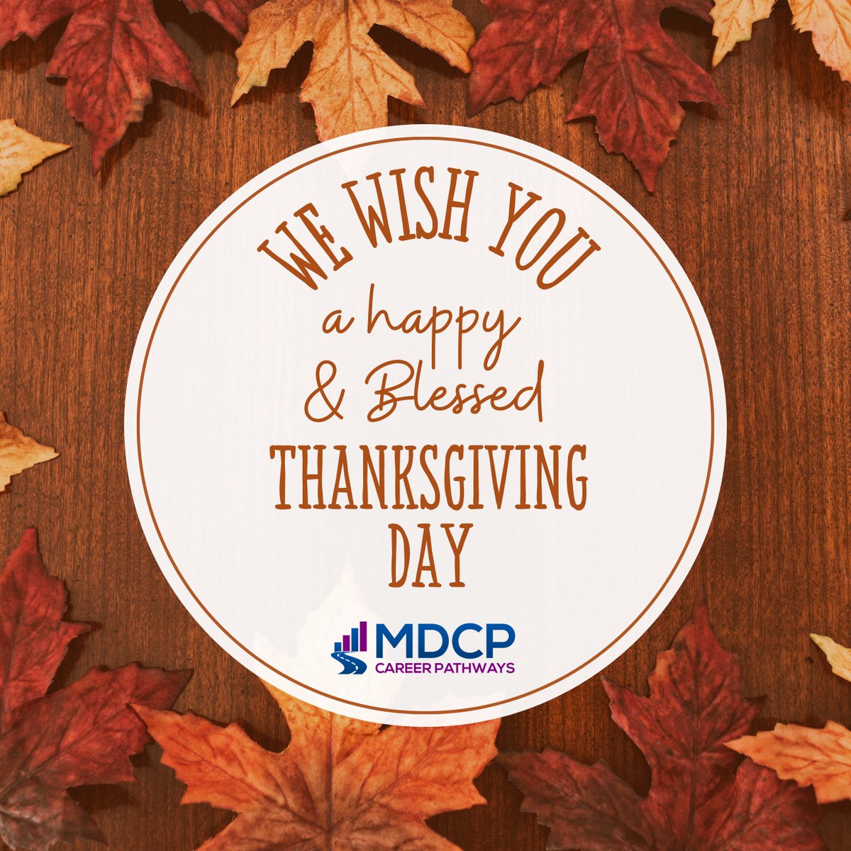 Happy Thanksgiving from MDCP! 🦃🍂
Grateful for the students, educators &amp; communities who make our CTE programs shine. May your day be full of delicious food, cherished moments &amp; gratitude!
Stay inspired &amp; savor every moment! 🥧🍁