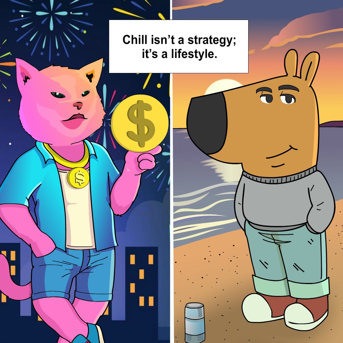 Just some chill guys in a chill comic series.