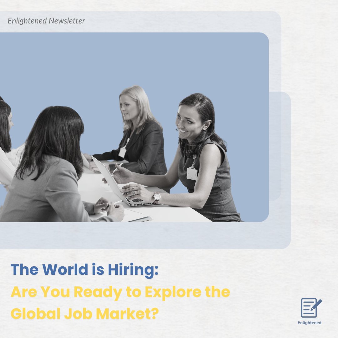 Enlightenedlcs's tweet image. The global job market is booming—are you ready to go international? 

READ HERE: linkedin.com/pulse/world-hi…

#GlobalCareer #RemoteWork #JobSearchTips #CareerGrowth #Jobs #Abroad #Work