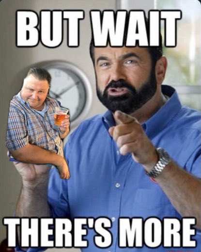 willmacYAAAY's tweet photo. This is why I don’t go drinking with Billy Mays. https://t.co/1BjFA8EwXf