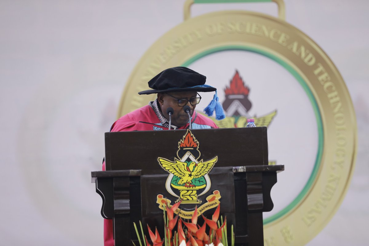 tektvgh's tweet photo. KNUST 58TH CONGREGATION
Provost of the College Of Science, 
Prof. Leonard K. Amekudzi https://t.co/Izdvz2z1NY
