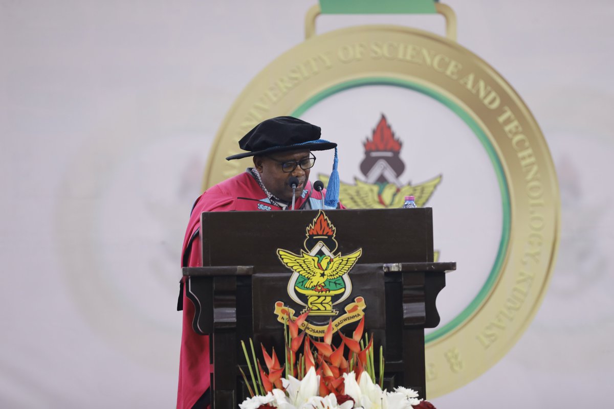 tektvgh's tweet photo. KNUST 58TH CONGREGATION
Provost of the College Of Science, 
Prof. Leonard K. Amekudzi https://t.co/Izdvz2z1NY