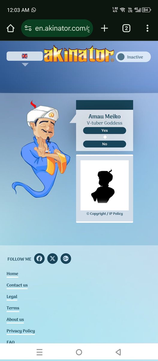 Ninja_Ugal's tweet photo. #MeikoCH
How to add the picture to akinator? https://t.co/WXB6DTwQj9