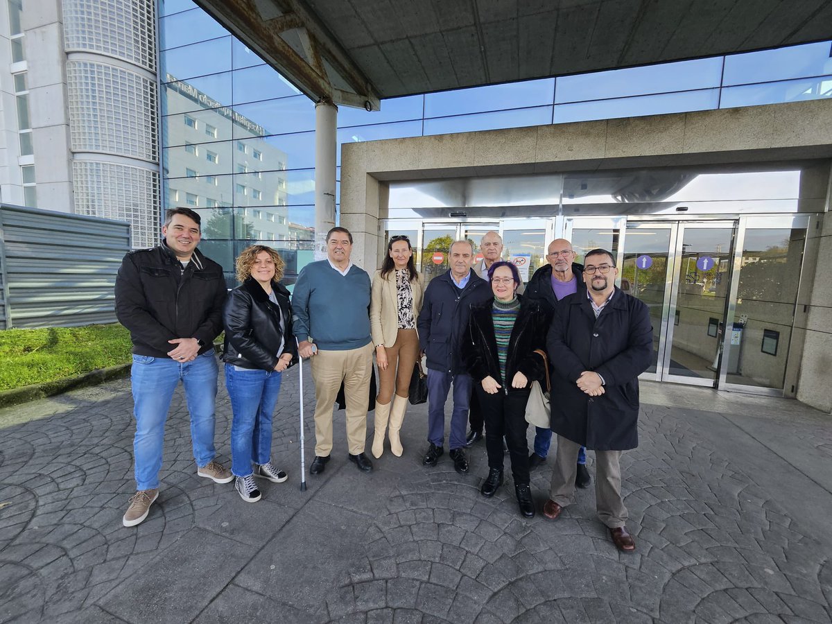 Hoxe no CHUF cos compañeiros de Ferrolterra esixindo a Xunta de Galicia a creación da Unidade de Rehabilitación Cardiaca na área sanitaria de Ferrol. Petición histórica de AMICOR e <a href="/carpydia/">Carlos Piñeiro Diaz</a>