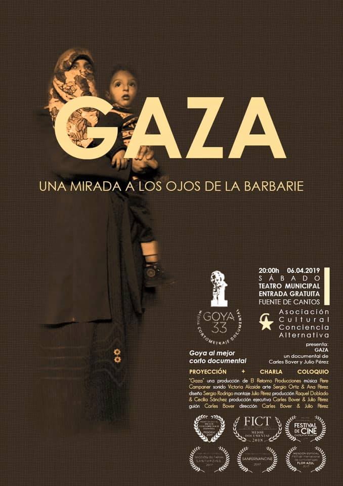 Este sábado, a las 16:30 horas, vamos a ver el documental: "GAZA, UNA MIRADA A LOS OJOS DE LA BARBARIE". Un documental imprescindible de <a href="/CarlesBover/">Carles Bover</a>  , #julioperezdelcampo   y de la productora <a href="/El_Retorno_/">El Retorno Producciones</a>   , dentro del Otoño Caleidoscópico que estamos organizando. ¡Acércate!