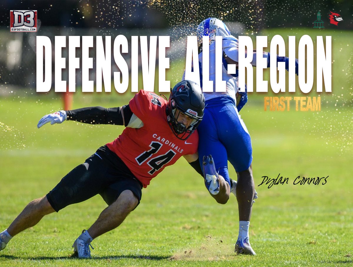 D2/D3 New England Football Writers All-Stars⭐️

Congratulations to seniors Ben Carbeau and Chase Wilson, and junior Dylan Connors for All-Region honors! The 3 honorees is a program record as only 30 players from over 80 college teams are selected🤝

#RollCards #BestOnTheField