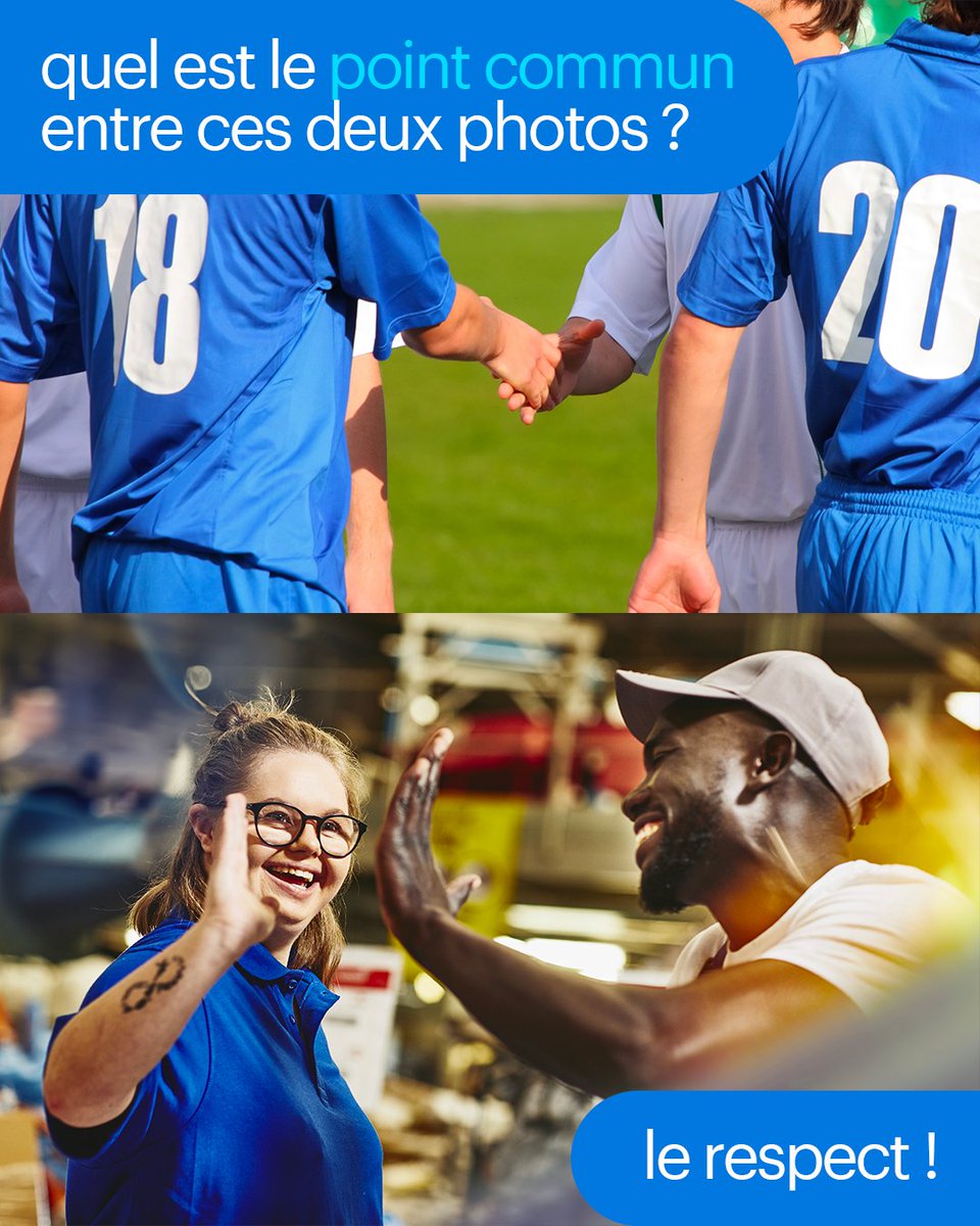 💡 Le respect : la clé de toute réussite, sur le terrain comme au travail !

Sans respect entre les joueurs, avec les adversaires et envers l’arbitre, un match perd tout sens. Sans respect entre collègues, partenaires ou responsables, les projets peuvent difficilement avancer 🙅