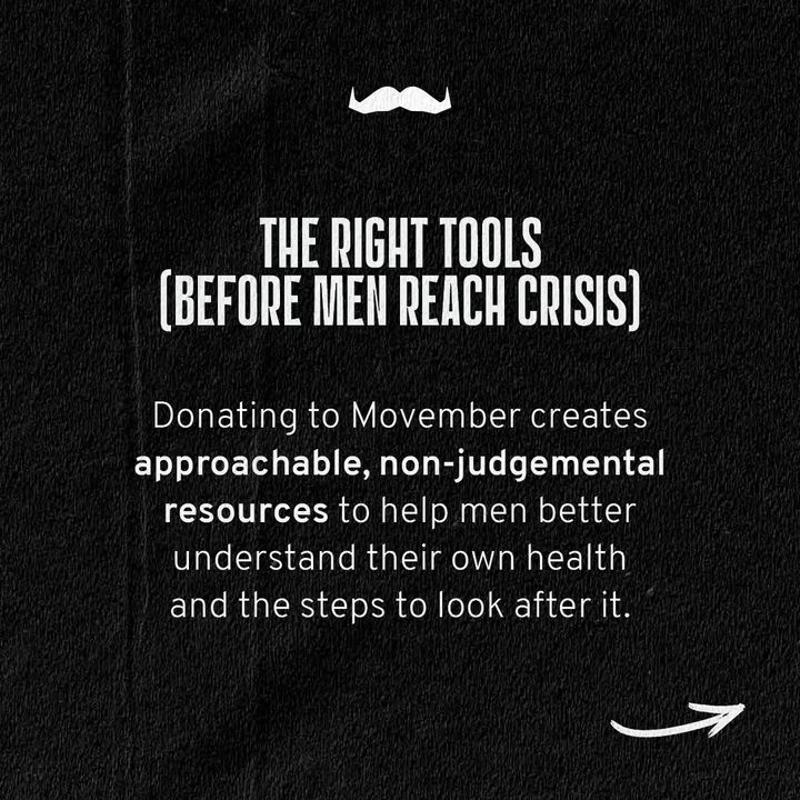 MovemberCA's tweet photo. Every Mo you grow, or donation you make, helps save lives. But how does that work, and what exactly are you contributing to? See how folks like you are changing the face of men's health 👉 

Donate at https://t.co/3KlgCPjI7H https://t.co/3IfDEFUcTb