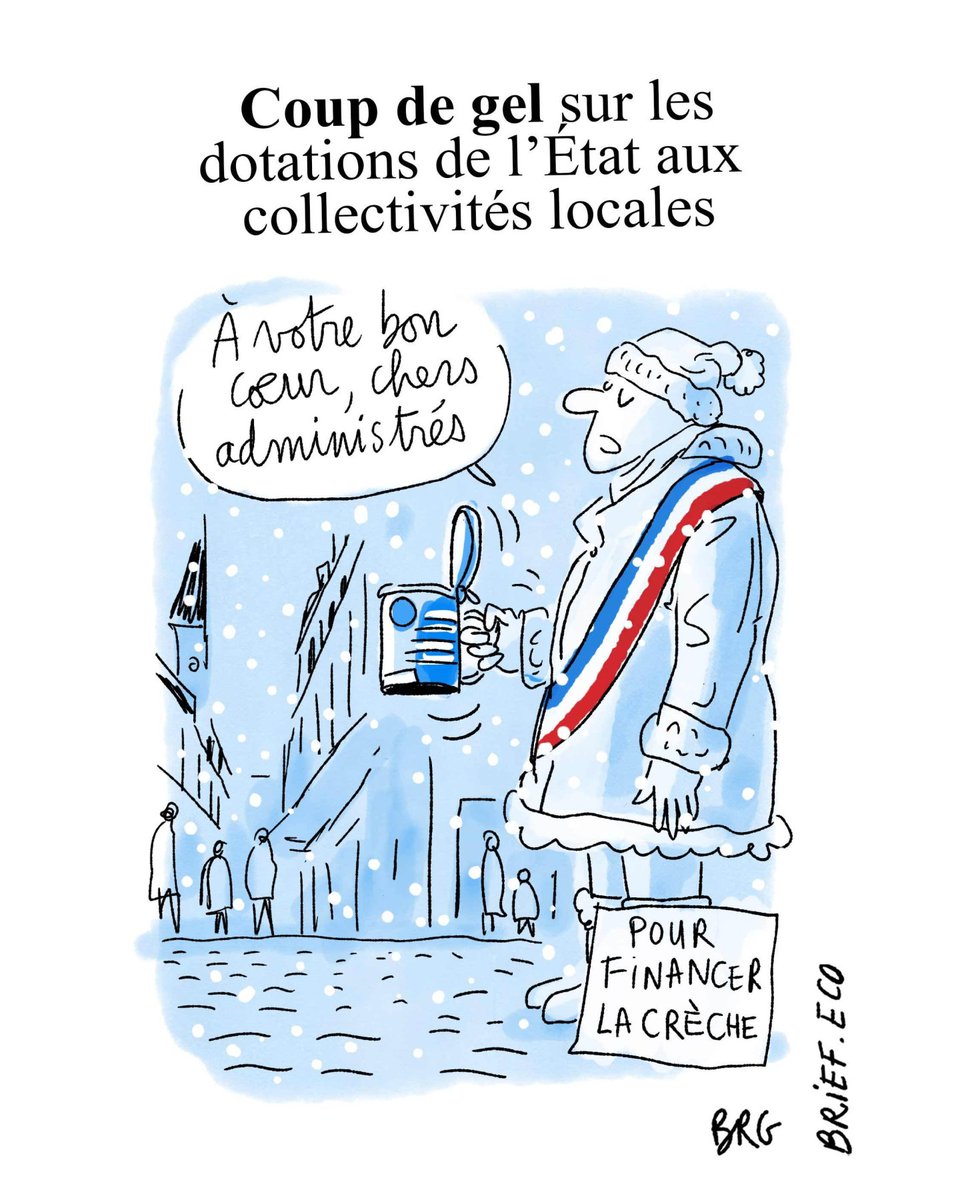 Cette semaine, l’effort demandé aux collectivités territoriales dans le projet de loi de finances nous a donné envie de nous intéresser à leur financement. Nous nous intéressons aussi aux travailleurs des plateformes.

🔗 Abonnés : brief.eco/a/
