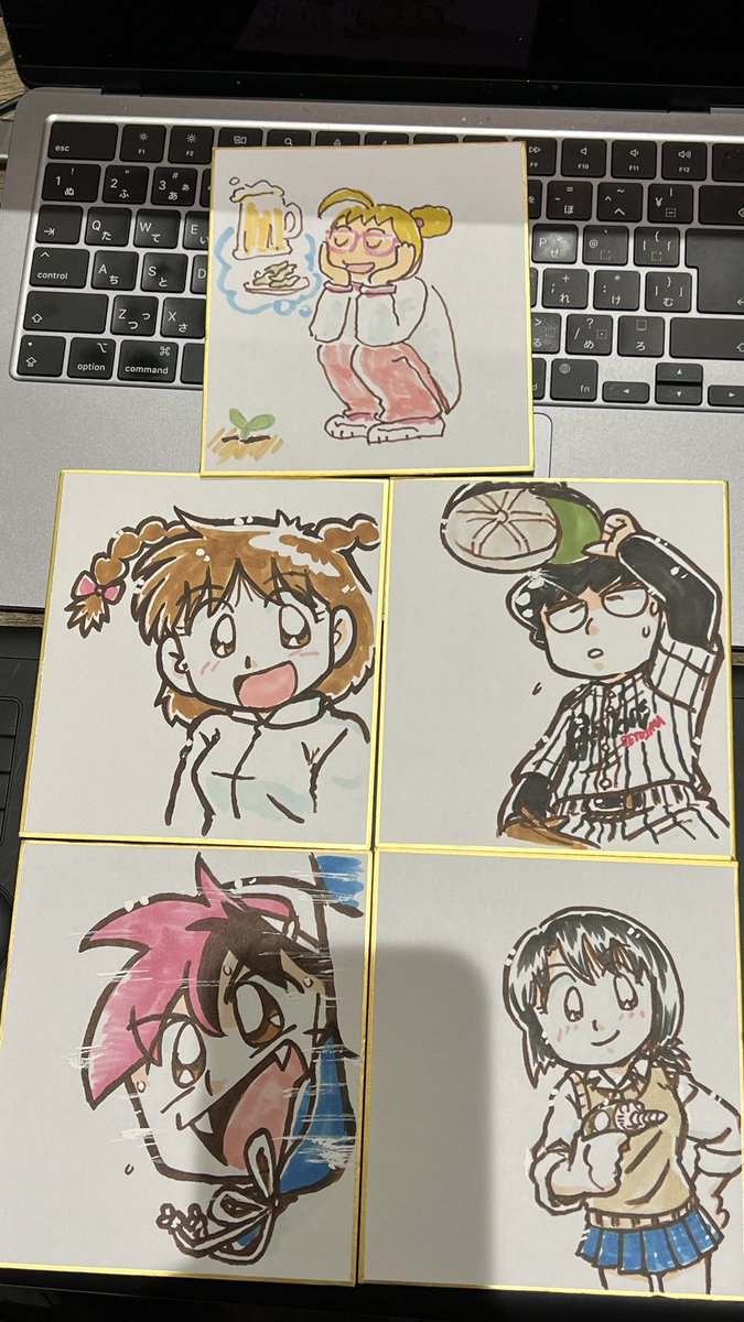 これまでXにあげたミニ色紙写真。
あげてないヤツもあるか? 