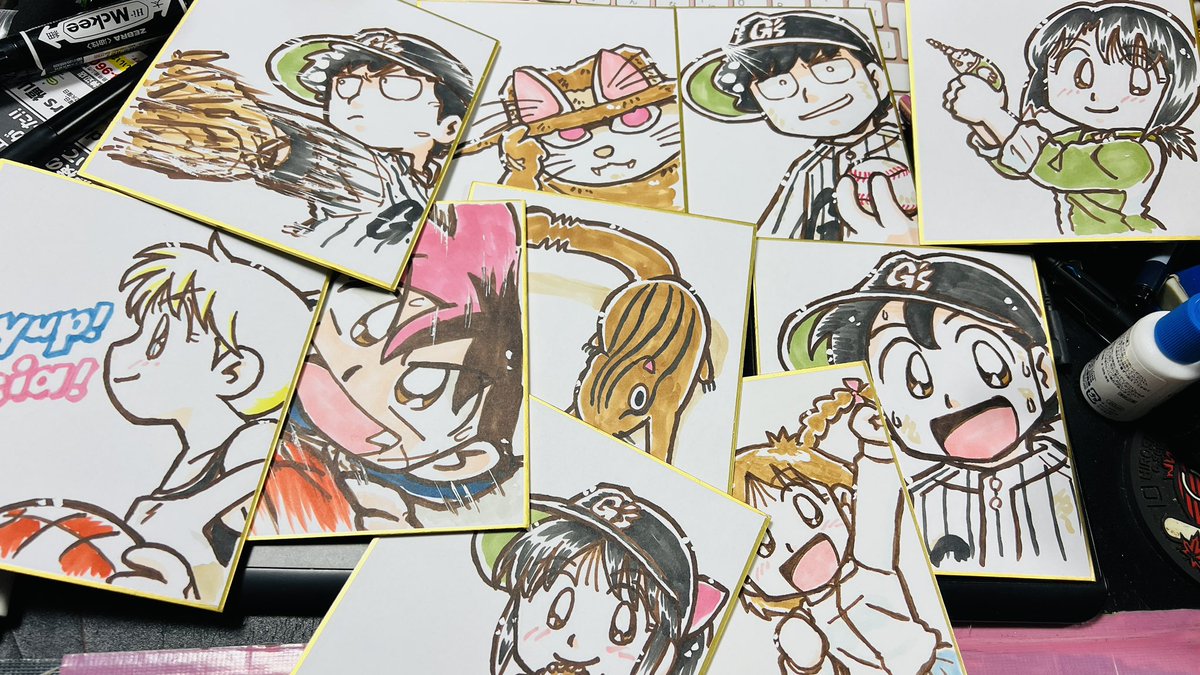 これまでXにあげたミニ色紙写真。
あげてないヤツもあるか? 