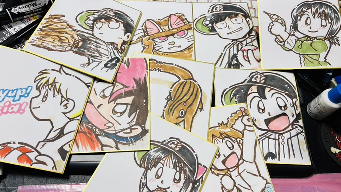 これまでXにあげたミニ色紙写真。
あげてないヤツもあるか? 