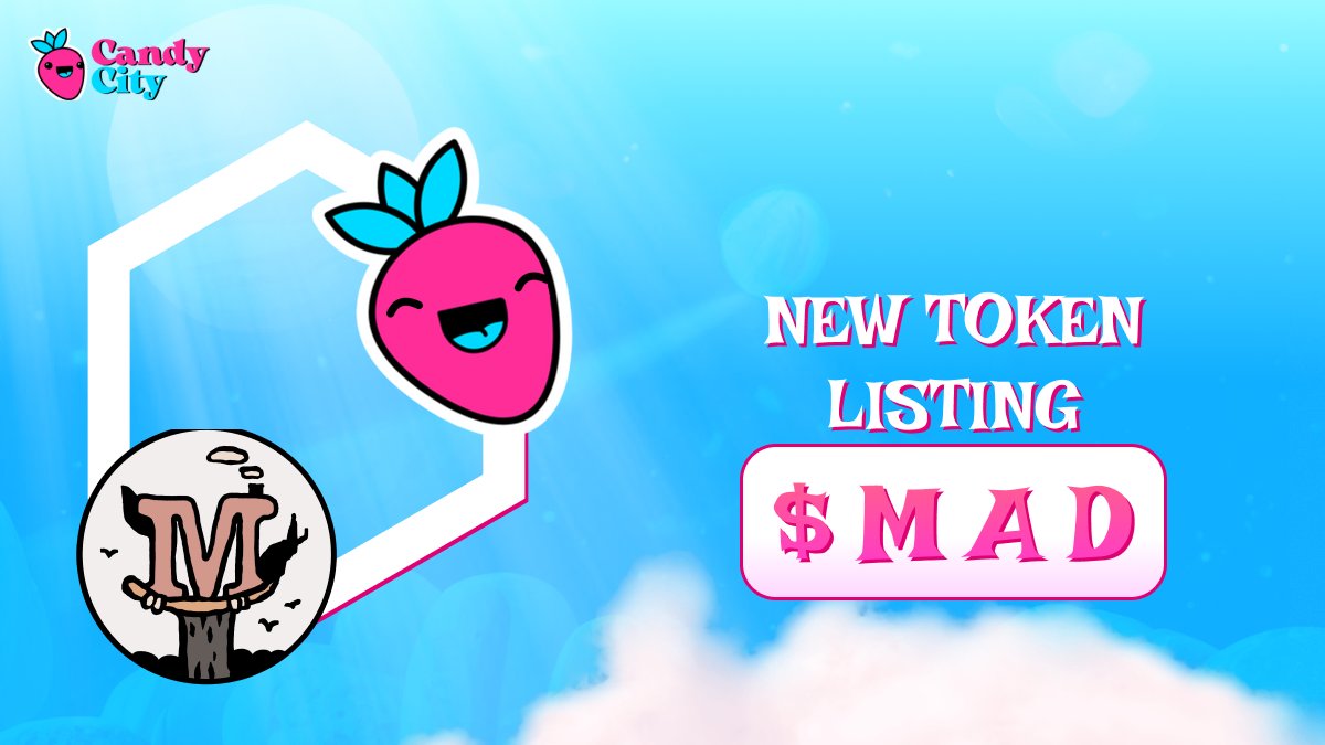 🎉 HEY, MAD FAM! 🎉

💎 $MAD is now LIVE on Bored Candy City! 🍬✨ It’s time to celebrate and spread the joy – this is just the start of something HUGE! 🌟

🌈 Load up, share the love, and let’s make magic happen together! Let the $Madness begin!🚀💫

#MADToken #BoredCandyCity
