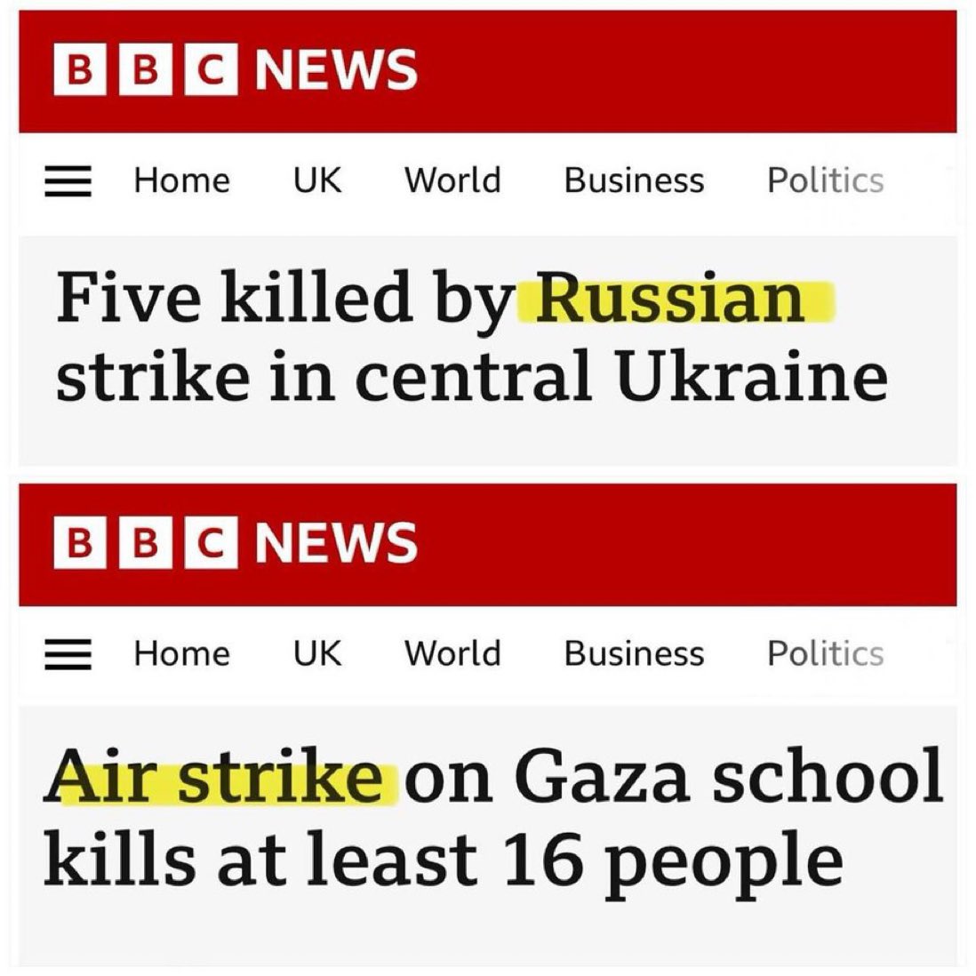 Will the cowards at <a href="/BBCNews/">BBC News (UK)</a> ever figure out who is killing Palestinians? 🤔