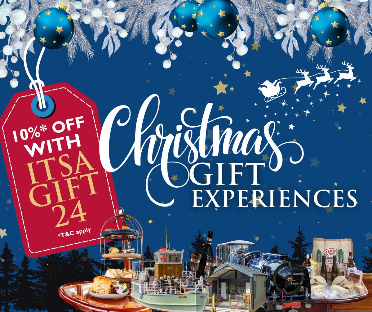 🎄 Give a Christmas gift that creates unforgettable memories! 🎁
With 10% off* our gift experience vouchers the door is open to a range of adventures. Explore today! 🚂⛴️ ⛺

👉 Discover the perfect gift: bit.ly/4fCUc9N

*T&amp;Cs apply