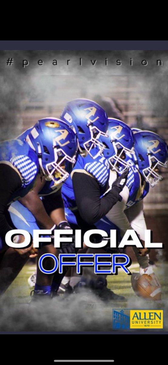 Charlie90188167's tweet photo. Blessed to receive a offer from Allen university ❗️❗️@CoachMcRae77 @GMC_Football @CoachShow56 @CoachLReady @CoachMBurleson https://t.co/pBj90qfffr