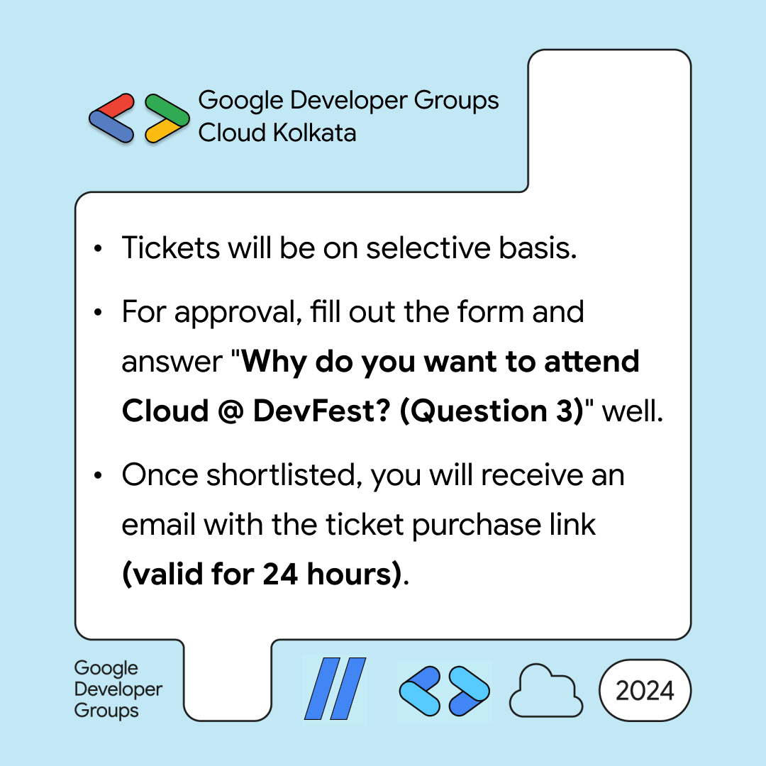 gdgcloudkol's tweet photo. Get ready to dive into the future of tech at Cloud @ DevFest! 🤯

Grab your General Admission pass: https://t.co/LLqIT0iDy9
OR
Level up with a COMBINED ticket! (Limited spots!): https://t.co/l8LptuRcJe

#cloudDevFest #gdgcloudkol #devfest #RoadToAICD https://t.co/rO7mJq4wB8