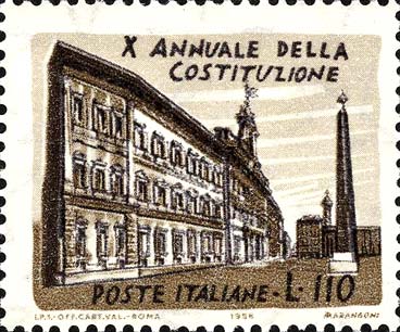 #francostorie

"L'Italia è una Repubblica democratica, fondata sul lavoro. La sovranità appartiene al popolo, che la esercita nelle forme e nei limiti della Costituzione"

I francobolli che vedi, furono emessi i per i 10 anni della nostra Costituzione.

Hai un articolo preferito?