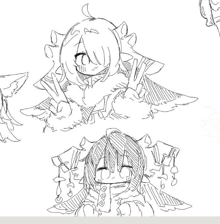 友達と絵チャ 
