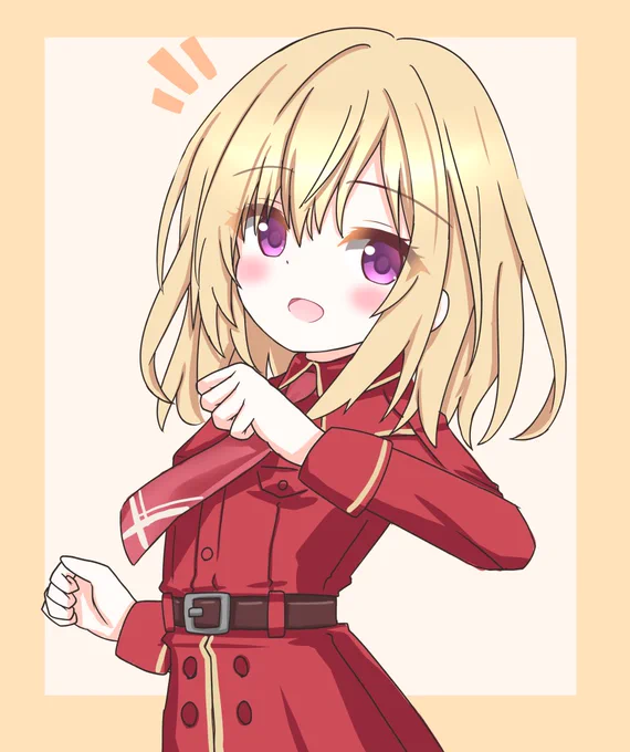 ジル・サーヴェルちゃんらくがき。実は結構令嬢系好き 