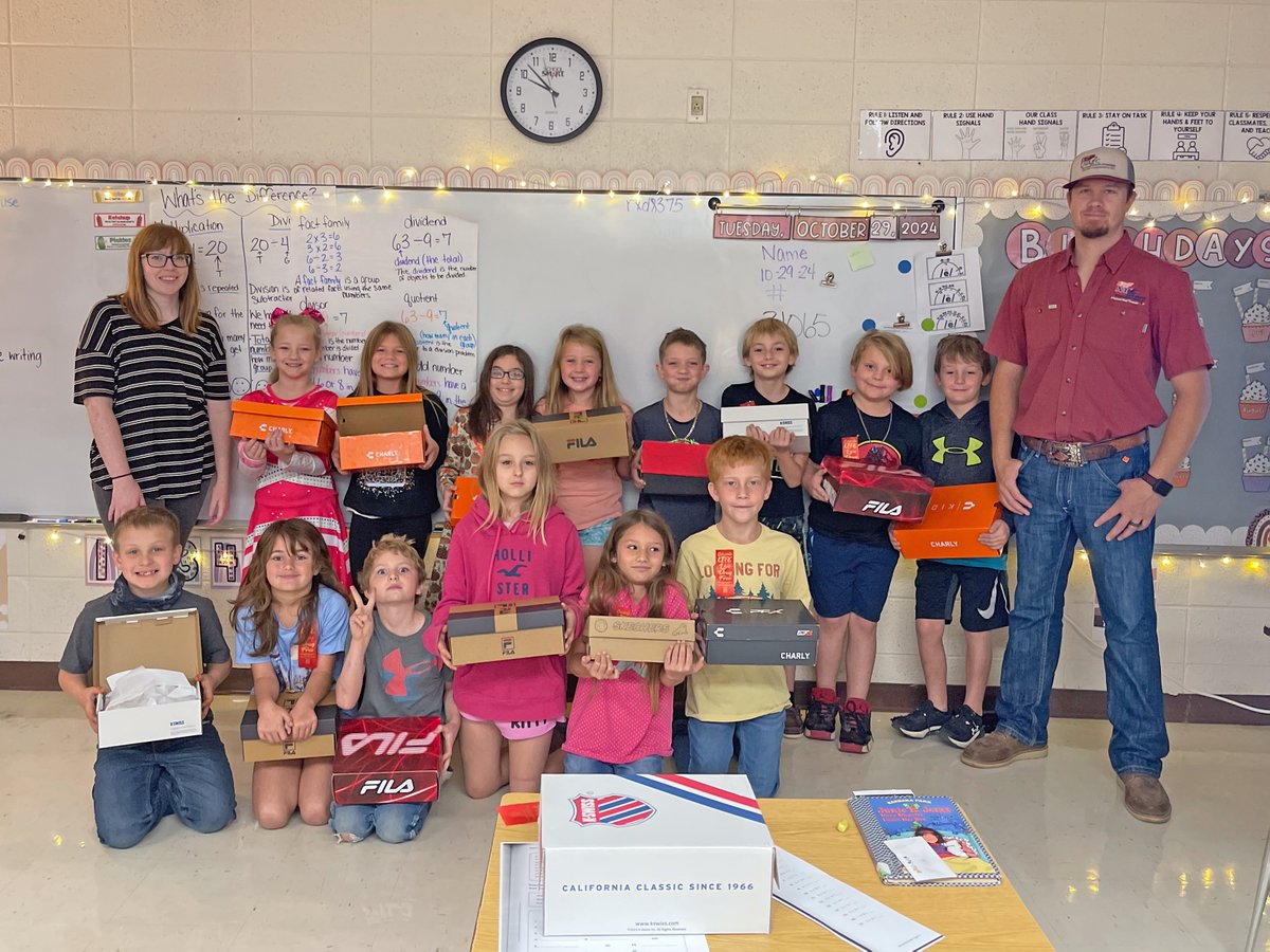 Third graders are playing in new shoes thanks to NAEC's Sole Power Project. For 11 years, NAEC has given shoes in Calico Rock, Cave City, Cotter, Highland, Hillcrest, Izard County Consolidated, Mammoth Spring, Melbourne, Mountain Home, Norfork, Salem and Viola school districts.