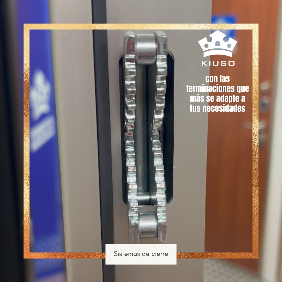 PUERTASKIUSO's tweet photo. En Kiuso diseñáis vuestra puerta como queráis 🎨🔐 
Elegid los acabados que más os gusten, el cierre que mejor os venga, añadid los accesorios que necesitéis y ajustad el nivel de seguridad a vuestra medida 🚪✨ 
¡Porque la entrada de casa merece ser única y a prueba de todo! 😎 https://t.co/h6P1hAl4rI