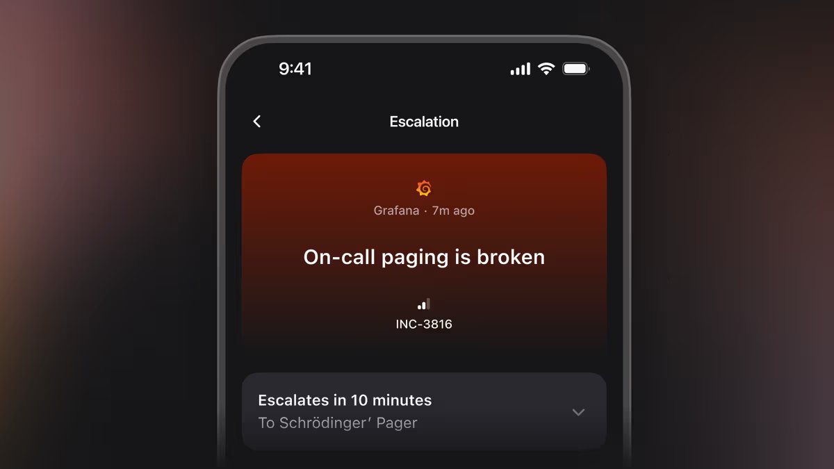 "Who watches the watchers?" is funny as a phrase, less as a problem you need to solve, which it became when building on-call.

Our engineers all use our own product, which we've made possible with dead mans switch and backup providers.

It was fun to solve, so we've shared how 🧵