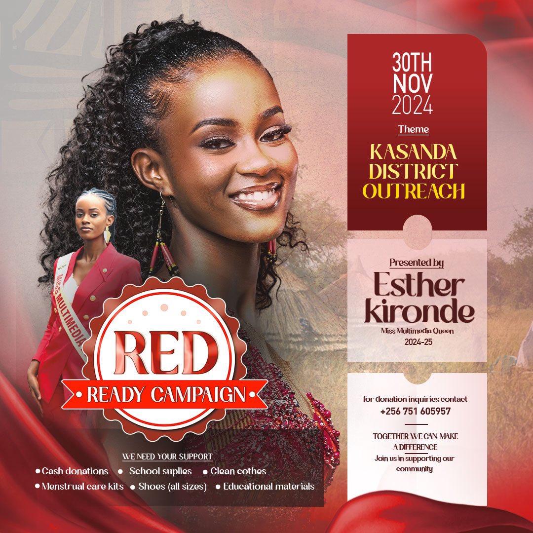 🌟 Exciting News! 🌟
I’m honored to join this month’s Charity Outreach in Kassanda District, reaching out to children living with and affected by HIV. Together, we can make a difference in their lives.
Let’s spread love and hope—send in your donations today!
#estherkironde