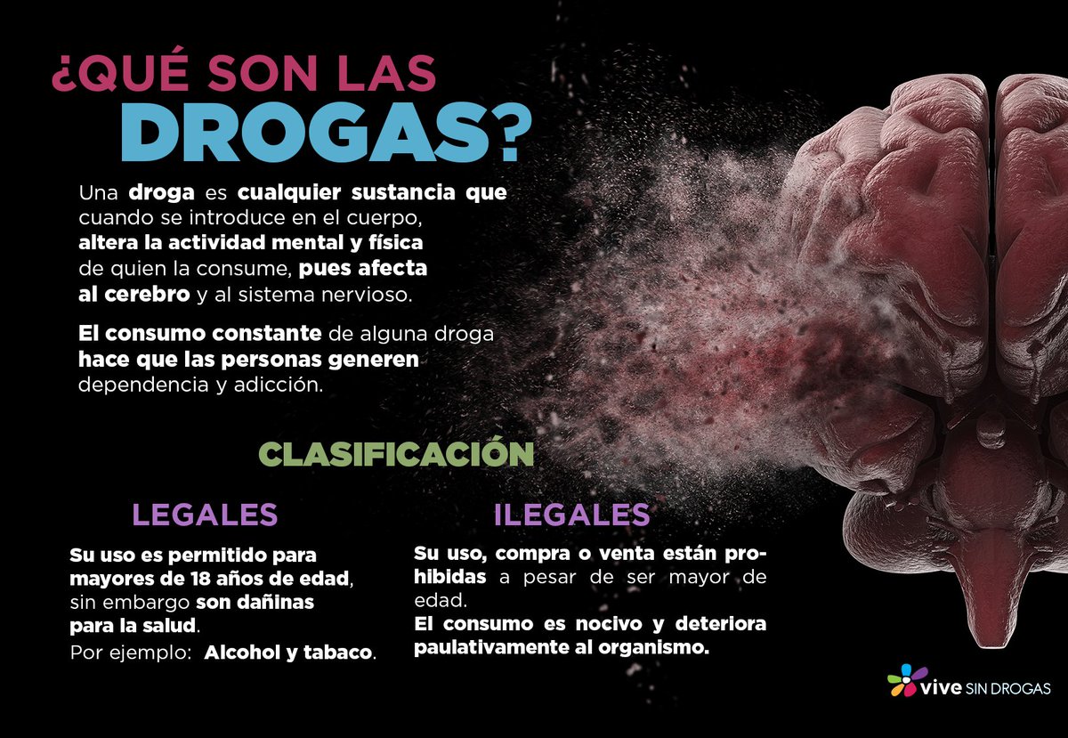 Información es prevención.
#ViveSinDrogas