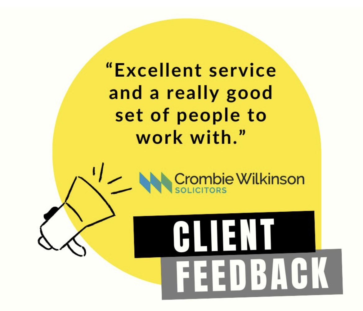 Crombie Wilkinson Solicitors tweet media