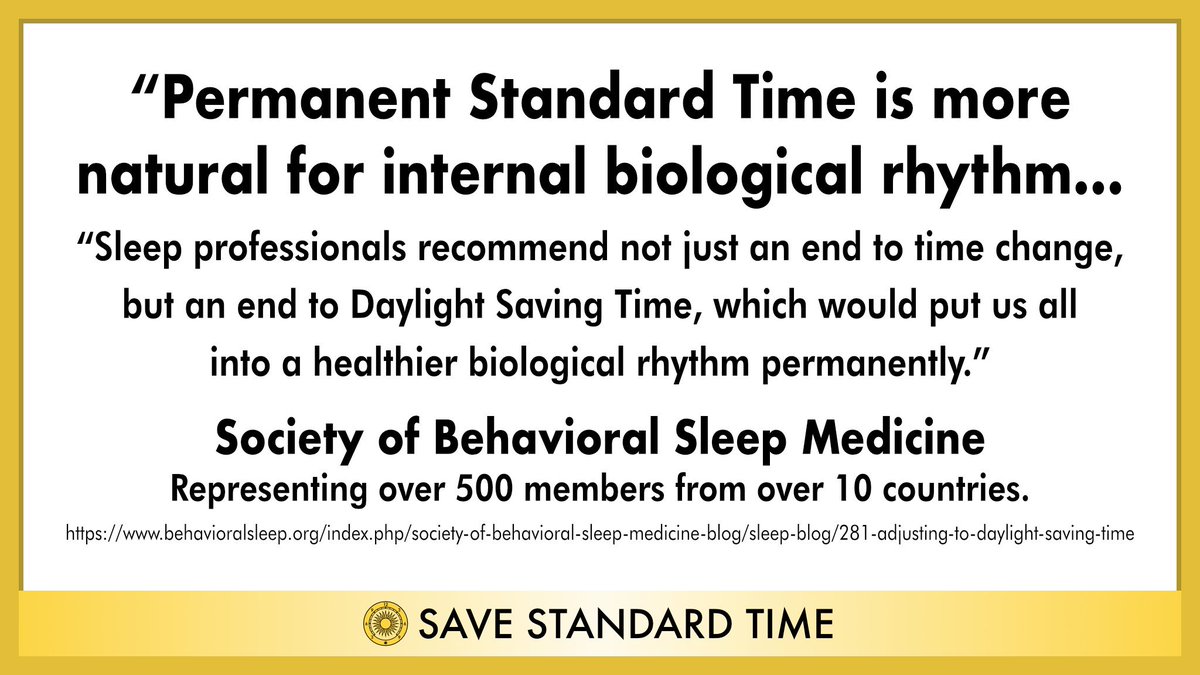 <a href="/elonmusk/">Elon Musk</a> Permanent Standard Time (natural time) is safest, healthiest, and fairest. #DitchDST
Permanent DST (fast time) has repeatedly failed due to its circadian misalignment, forced early waking, unnatural dark mornings, and chronic sleep deprivation.