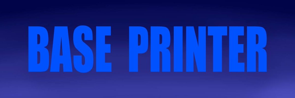 💙 Get ready to printttt!!!
baseprinter coming 🔜