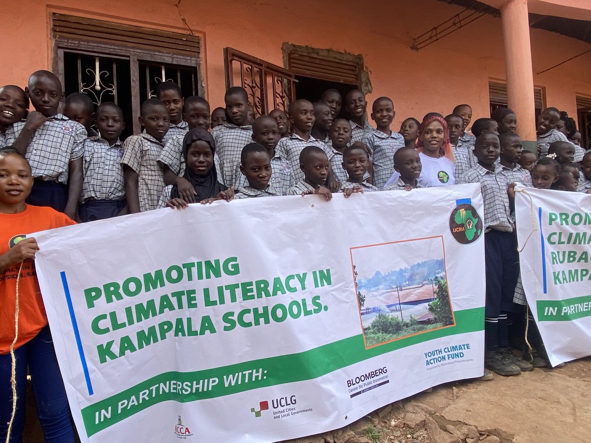 Our Campaign to Promote Climate Literacy in Rubaga Division, Kampala at St. Mary's Primary School, Busega. Over 200 pupils attended, School's Environmental Club elected through a highly contested vote <a href="/KCCAUG/">Kampala Capital City Authority (KCCA)</a>
