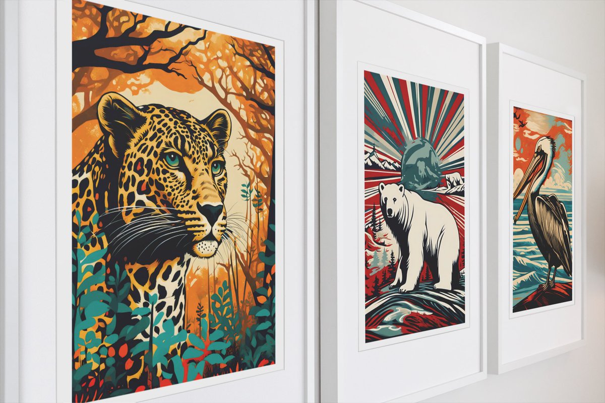 Discover our #WildlifeCreatures &amp; #WildlifePortraits #prints collection from our recently launched Etsy (@etsy) shop! 

🔗 Our Etsy shop : bit.ly/aog-etsy-social

💰 As a launch offer, use SAVE20 at the checkout to get 20% off your order