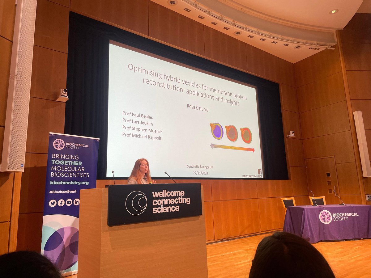 Fantastic 1-day at <a href="/BiochemSoc/">Biochemical Society</a> Synthetic Biology UK 2024 #SBUK24 for the <a href="/BealesLab/">Paul Beales</a> group!

#BiochemEvent