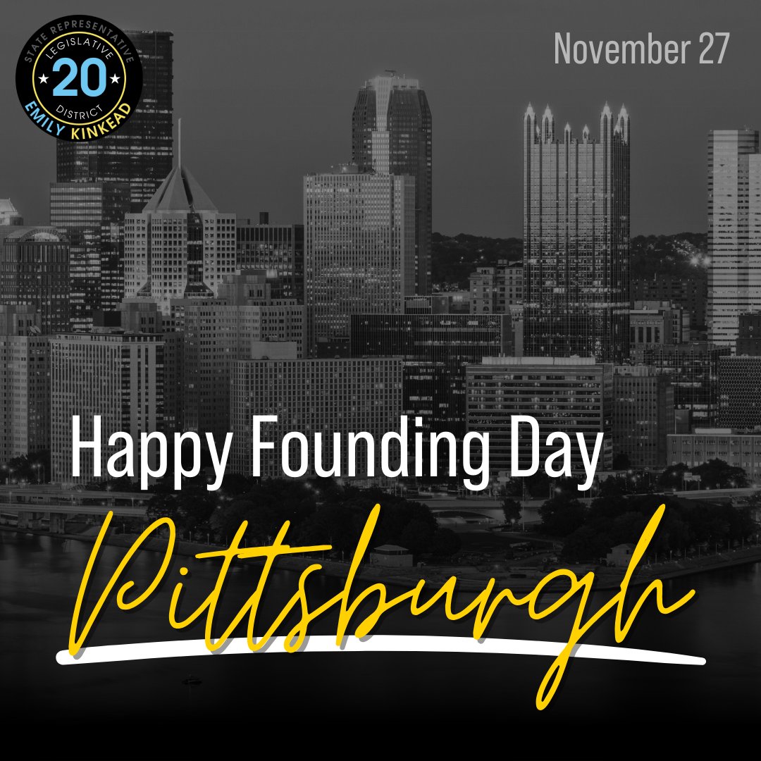 🥳 🎂 Happy Birthday Pittsburgh! 🖤 💛
