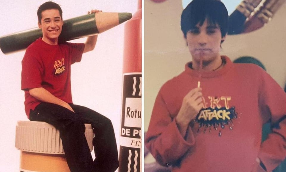 Art attack se estreno en España el mismo día que arrancó  Disney Channel. Fue un experiencia maravillosa  poner mi granito de arena en un proyecto que ha marcado una época en nuestra televisión. Mi mejor recuerdo todo el equipo de profesionales que habían detrás de las cámaras