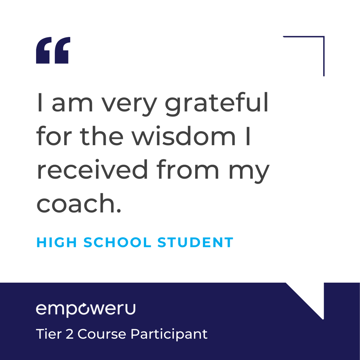 EmpoweruR's tweet photo. In the spirit of thankfulness, here's a moment of appreciation for our amazing EmpowerU coaches. 👏

Thank you for guiding countless students, like this one, along their growth journey. 💙✨

What are you feeling grateful for today? https://t.co/RLx0CZKJXk