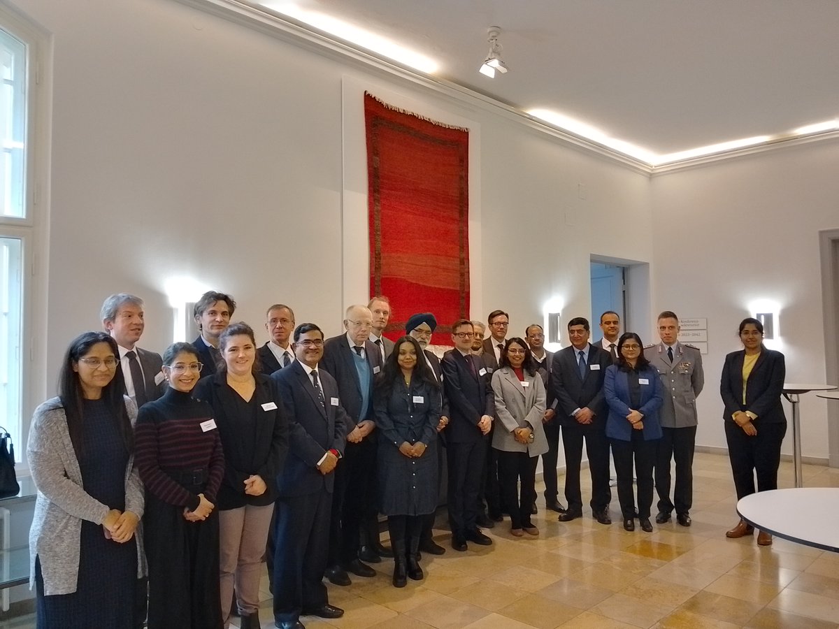 GIGA_Institute's tweet photo. On #IndoPacific, #GlobalCooperation, and more: @SWPBerlin &amp; #GIGA thank our esteemed partners @ICWA_NewDelhi &amp; @RIS_NewDelhi and Amb. @eoiberlin &amp; Amb. @GERonSouthAsia for joining the 4th Indo-German 1.5 Track Strategic Dialogue, supported @GermanyDiplo: https://t.co/QAwf22KVTi https://t.co/0O9lFXWpK2